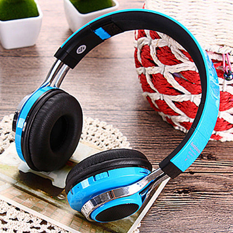 Fashion Glowing Stereo Casque Audio Bluetooth Headphone Wireless Big Headset Sport Earphone Mic LED Light UP + Mic FM TF Mode UM